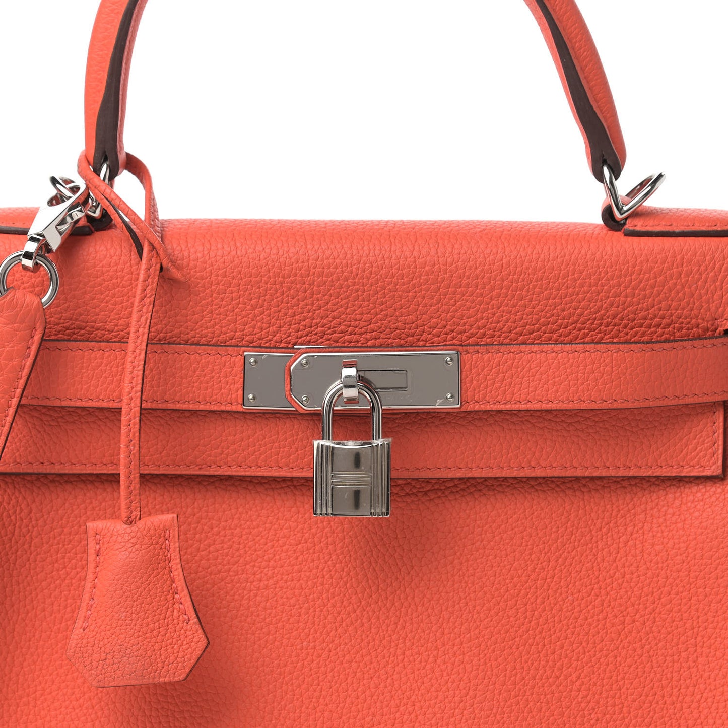 Togo Kelly Retourne 28 Poppy Orange