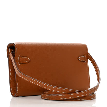 Hermes Epsom Kelly Wallet To Go Gold 3 of 9