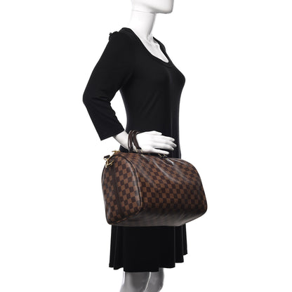 Louis Vuitton Damier Ebene Speedy Bandouliere 30 2 of 11