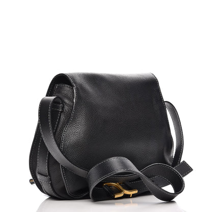 Chloe Calfskin Medium Marcie Round Crossbody Bag Black 3 of 14