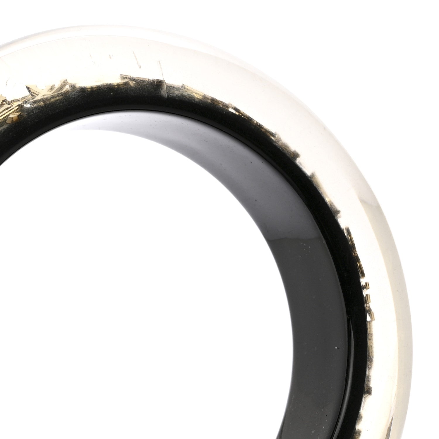 Louis Vuitton Resin Swarovski Medium Inclusion Bracelet GM Black 4 of 4