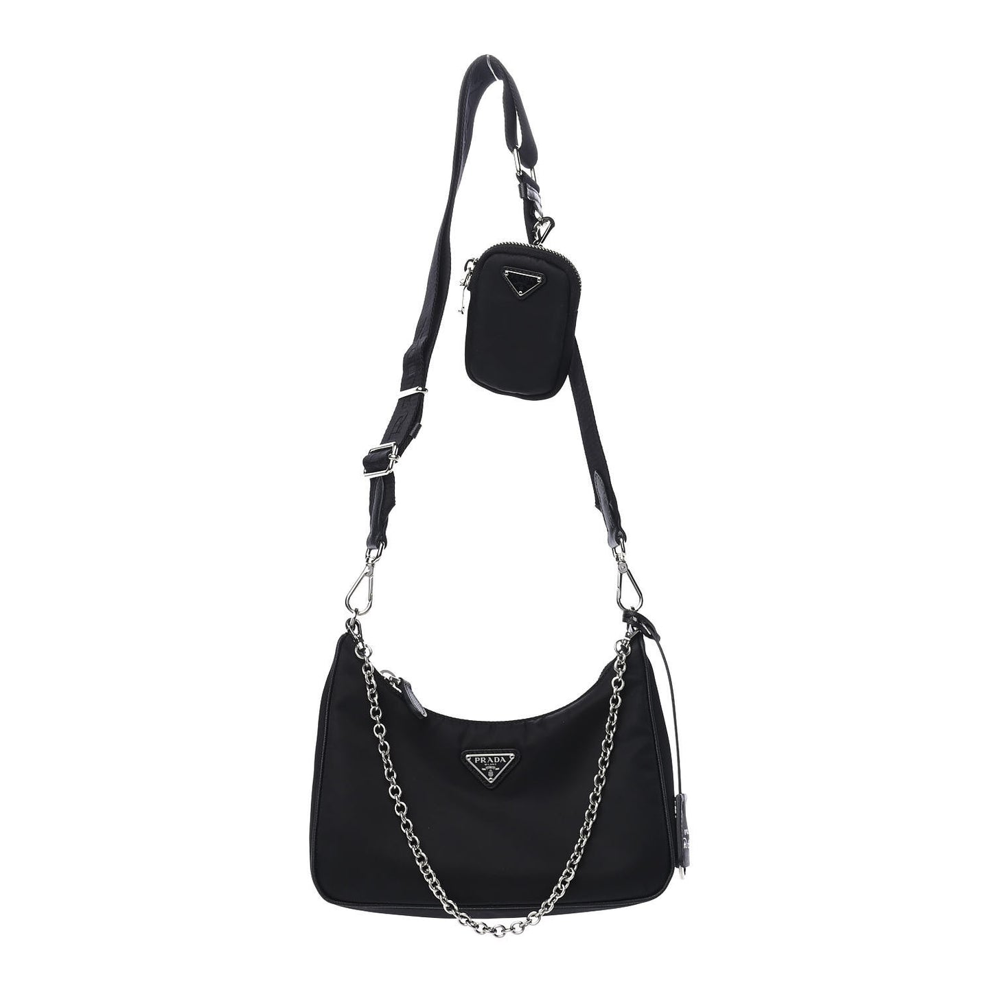 Nylon Re-Edition 2005 Shoulder Bag Black