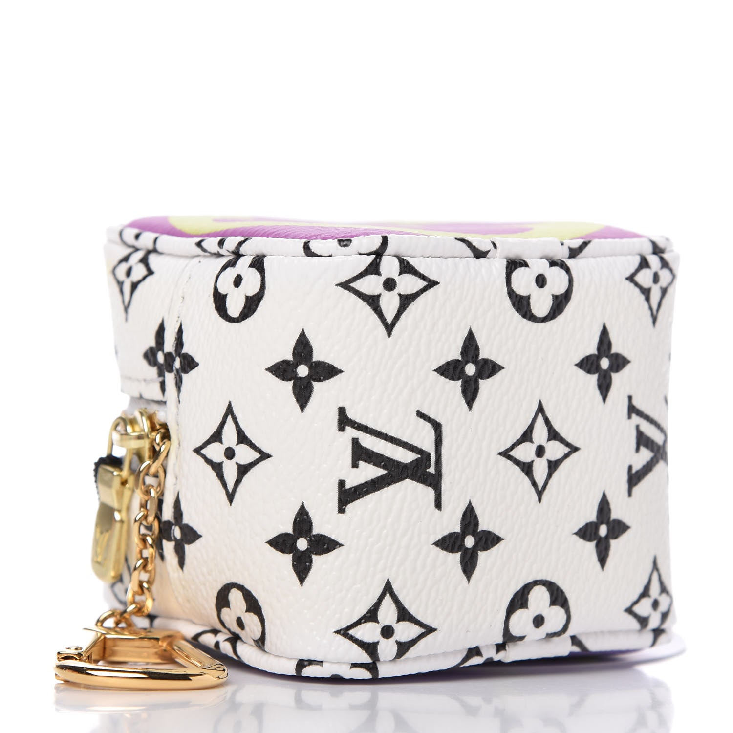 Louis Vuitton Monogram Giant Cube Coin Purse Pink 4 of 9