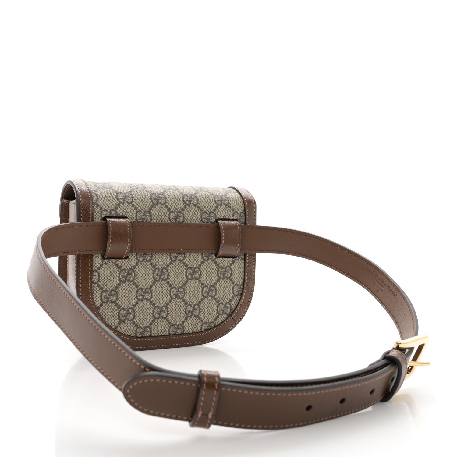 Gucci GG Supreme Monogram Horsebit 1955 Belt Bag Beige Brown Sugar 3 of 12