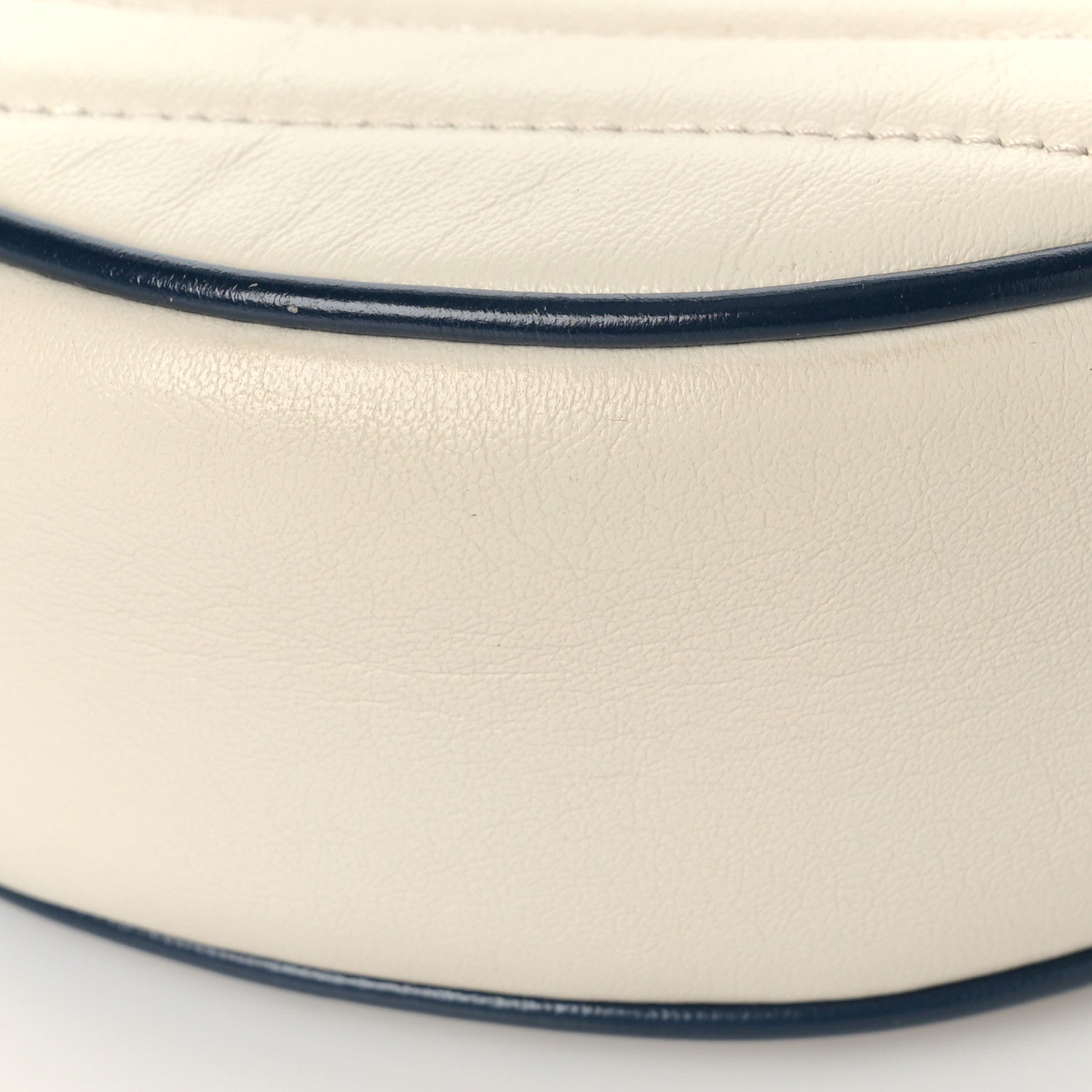 Gucci Azalea Calfskin Matelasse Diagonal Mini Torchon GG Marmont Round Shoulder Bag Mystic White Blue Agata 9 of 10
