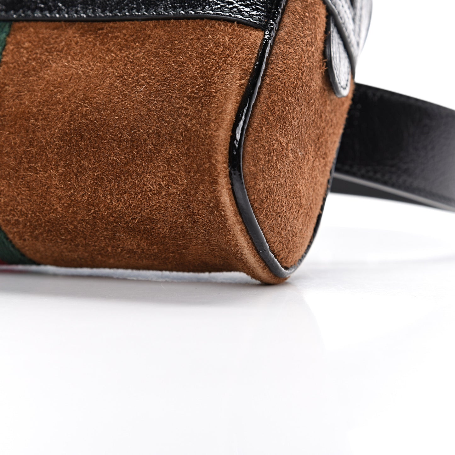 Suede Small Ophidia Belt Bag 65 26 Nocciola Black