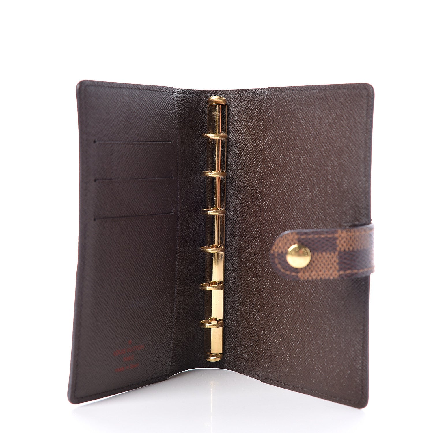 Louis Vuitton Damier Ebene Small Ring Agenda Cover 5 of 7