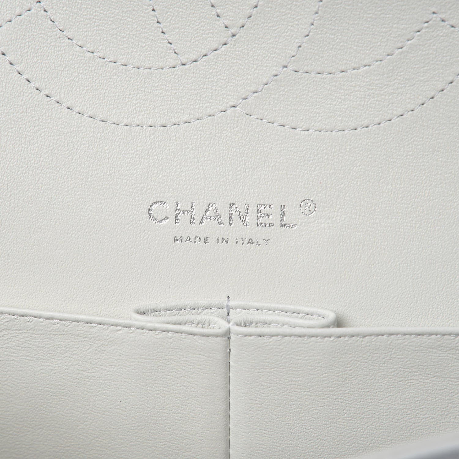 Chanel Caviar Quilted Jumbo Double Flap White 6 of 9
