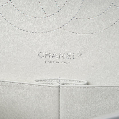Chanel Caviar Quilted Jumbo Double Flap White 6 of 9