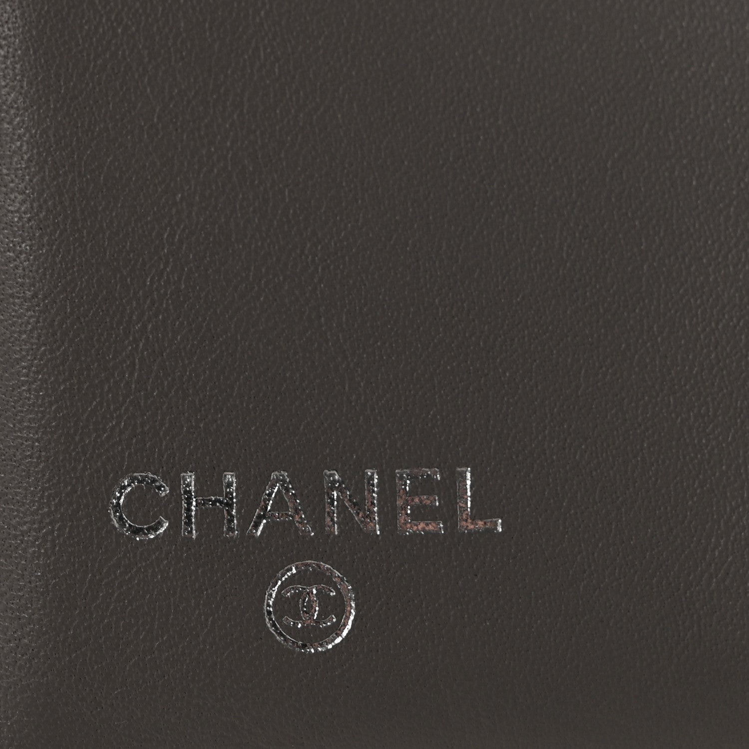 Chanel Striated Patent Quilted Compact French Flap Wallet Beige Beige 6 of 10