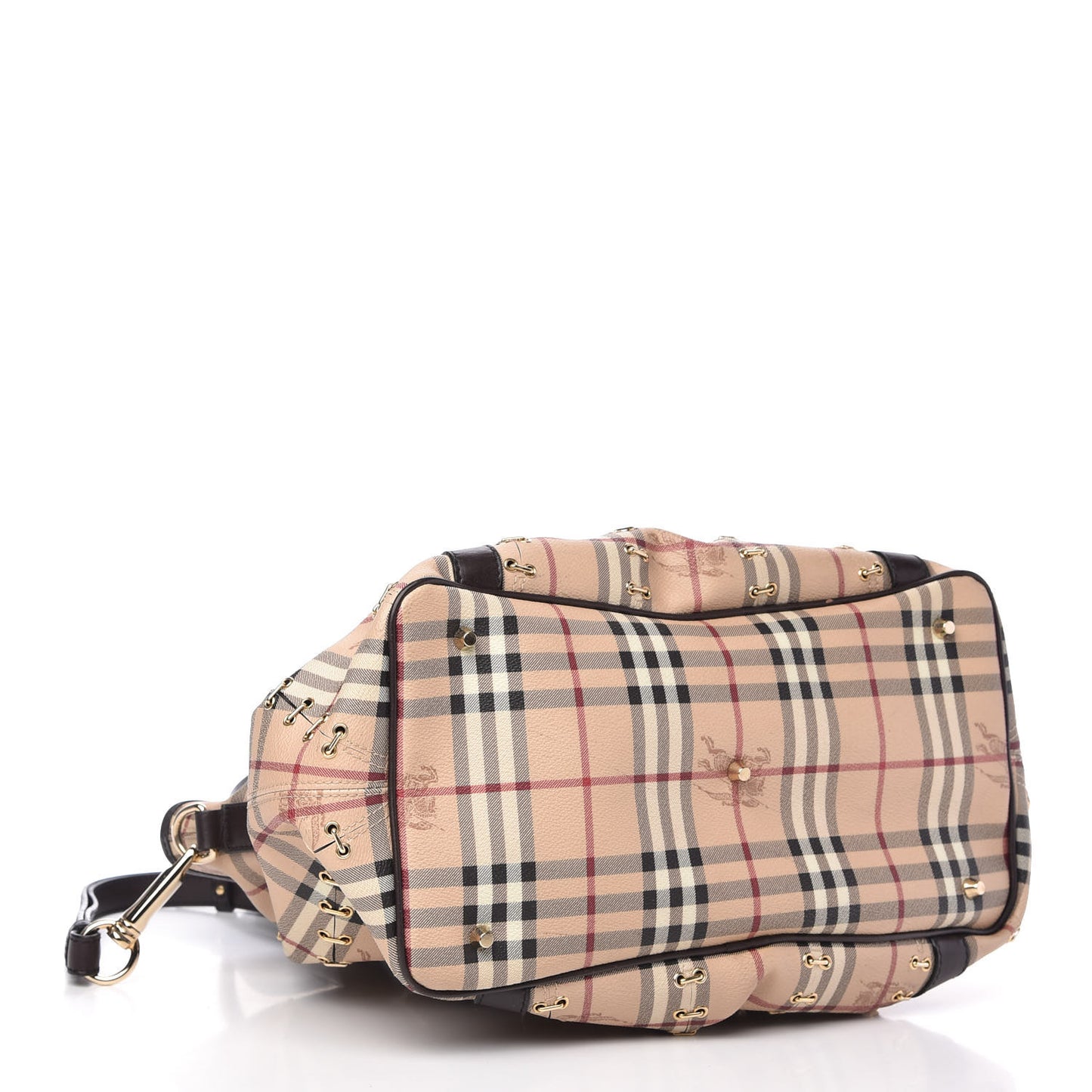 Haymarket Check Metal Stitch Lowry Dark Brown