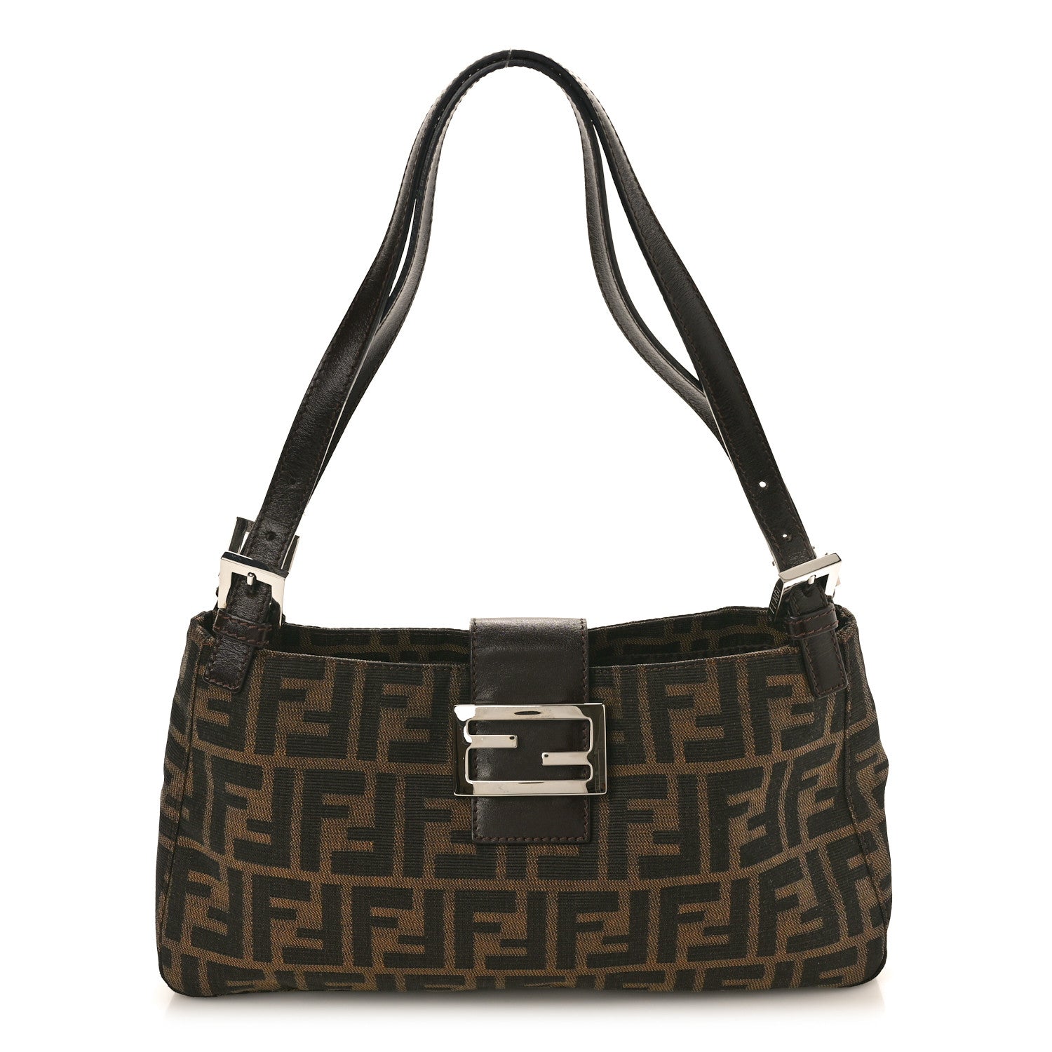 Fendi Zucca Shoulder Bag Tobacco 1 of 11