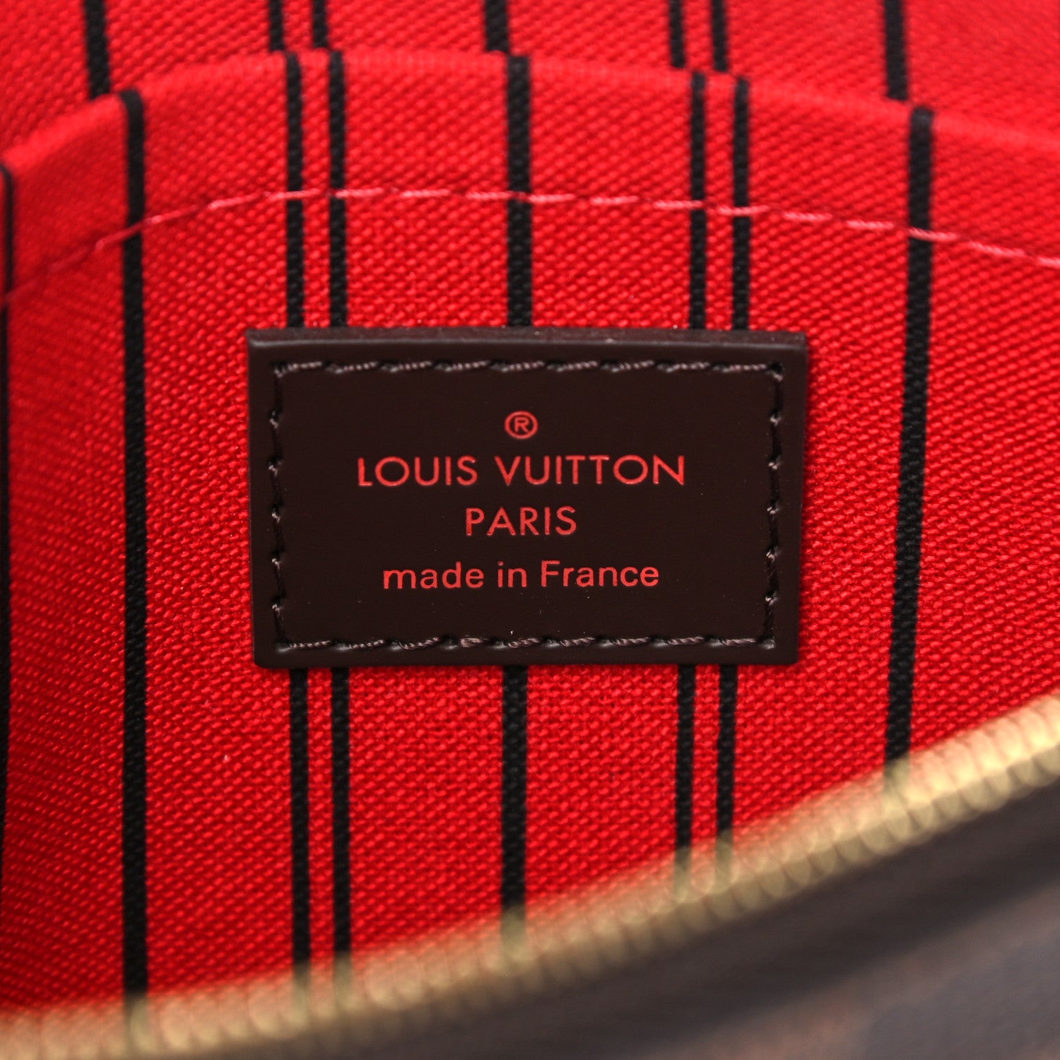 Louis Vuitton Damier Ebene Neverfull MM GM Pochette 6 of 9