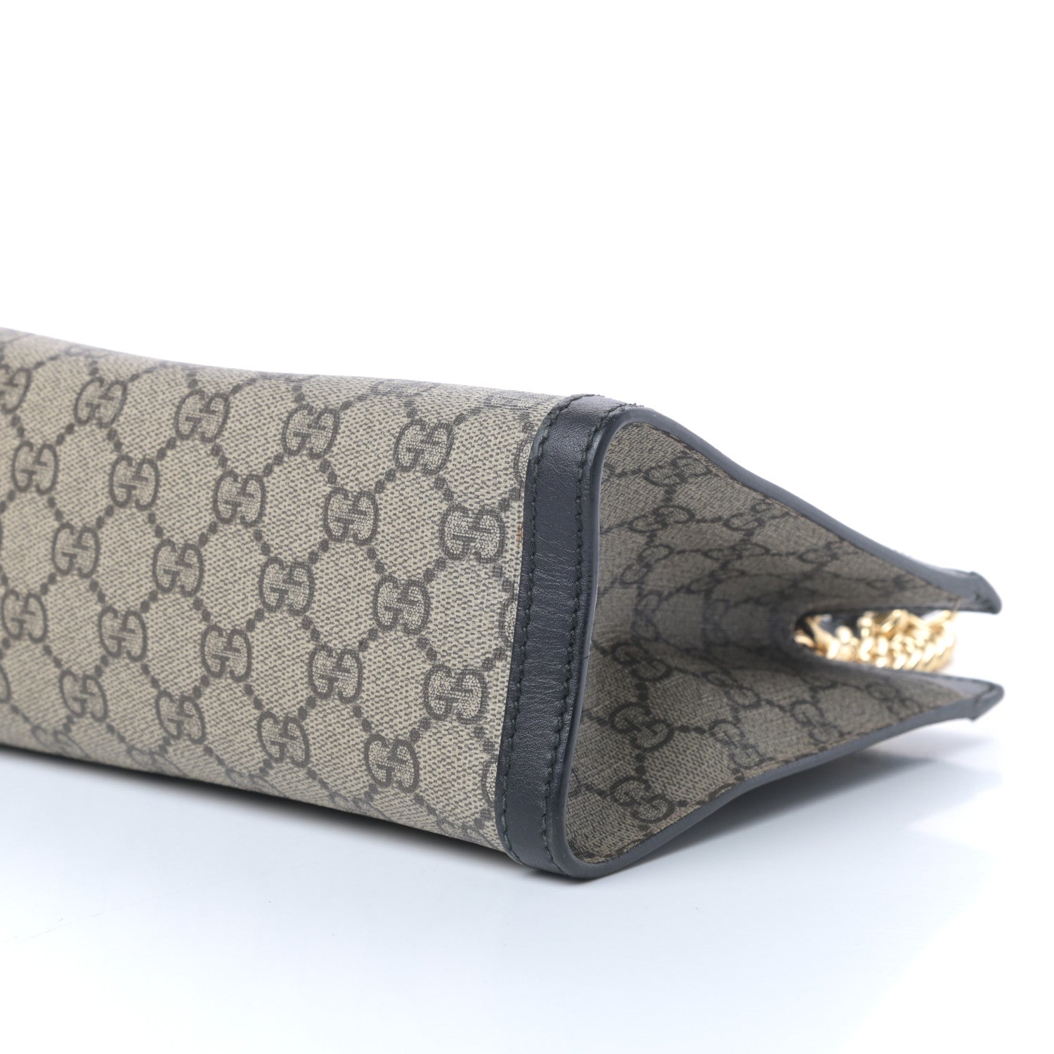 Gucci GG Supreme Monogram Small Padlock Tote Black 9 of 9