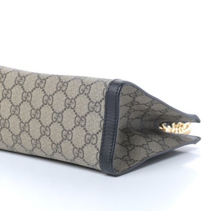 Gucci GG Supreme Monogram Small Padlock Tote Black 9 of 9