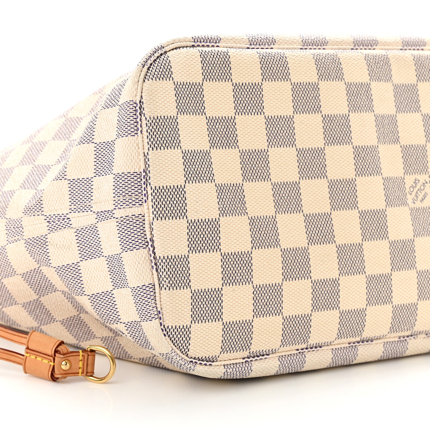 Louis Vuitton LOUIS VUITTON Damier Azur Neverfull MM 9 of 10