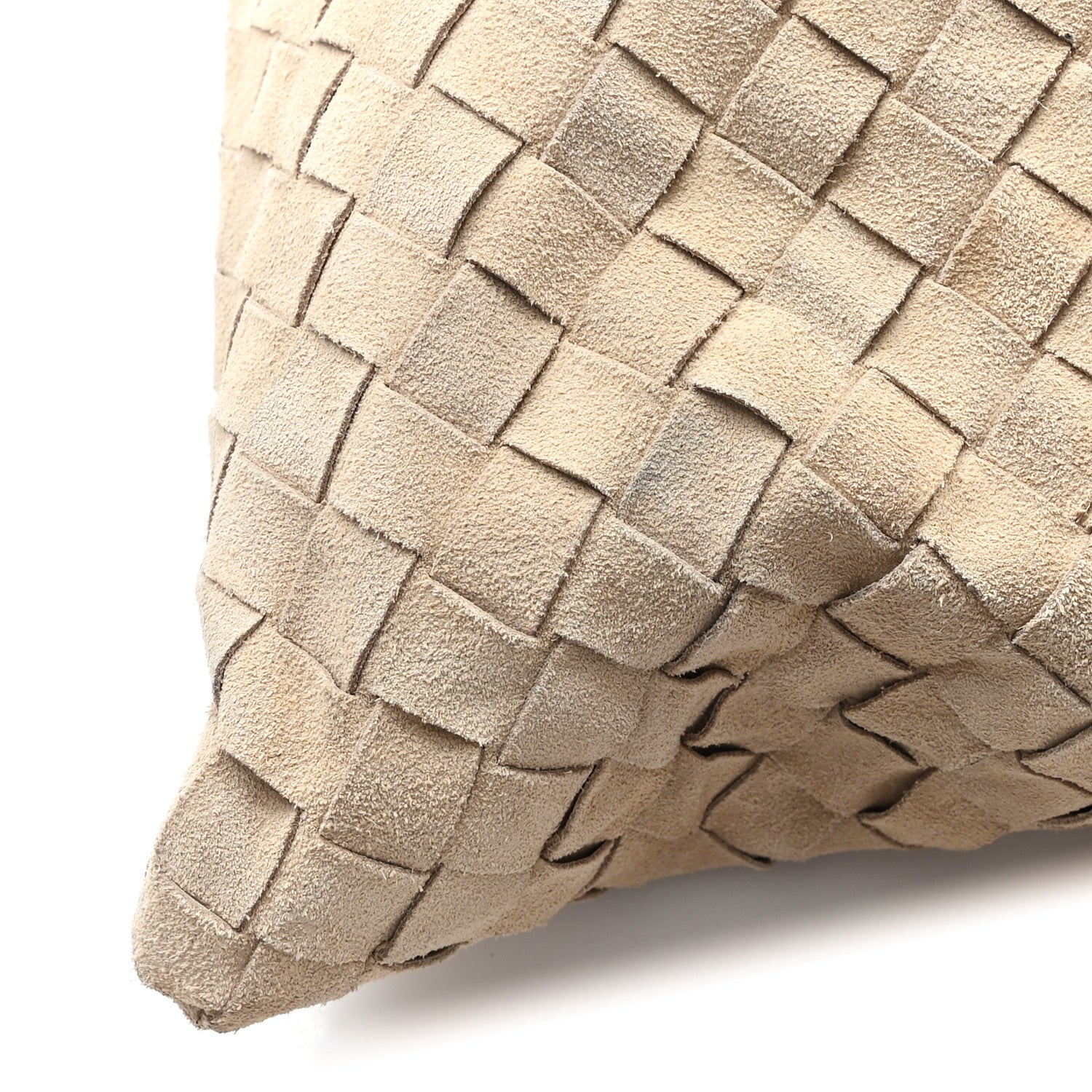 Bottega Veneta Suede Intrecciato Large Hop Ecru 11 of 12