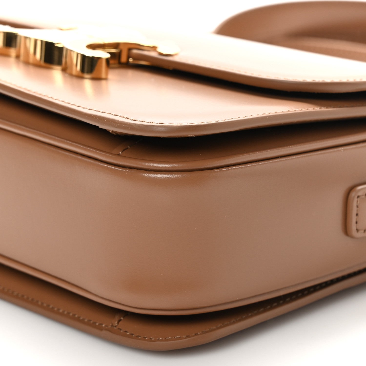 Celine Shiny Calfskin Teen Triomphe Bronze 9 of 9