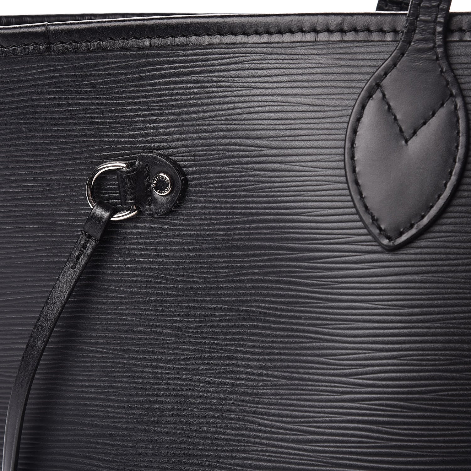 Louis Vuitton Epi Neverfull MM Black 9 of 12