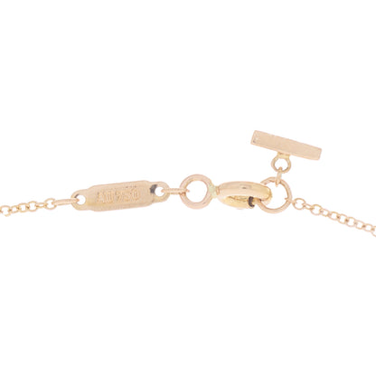 Tiffany 18K Rose Gold Large T Smile Pendant Necklace 4 of 5