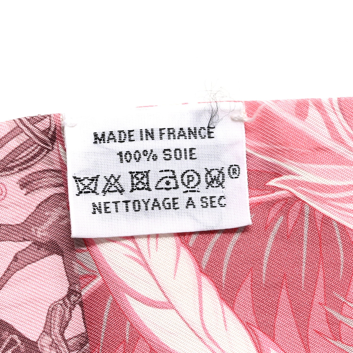 Hermes Silk Cheval Phoenix Twilly Grenadine Rose Gris 4 of 5