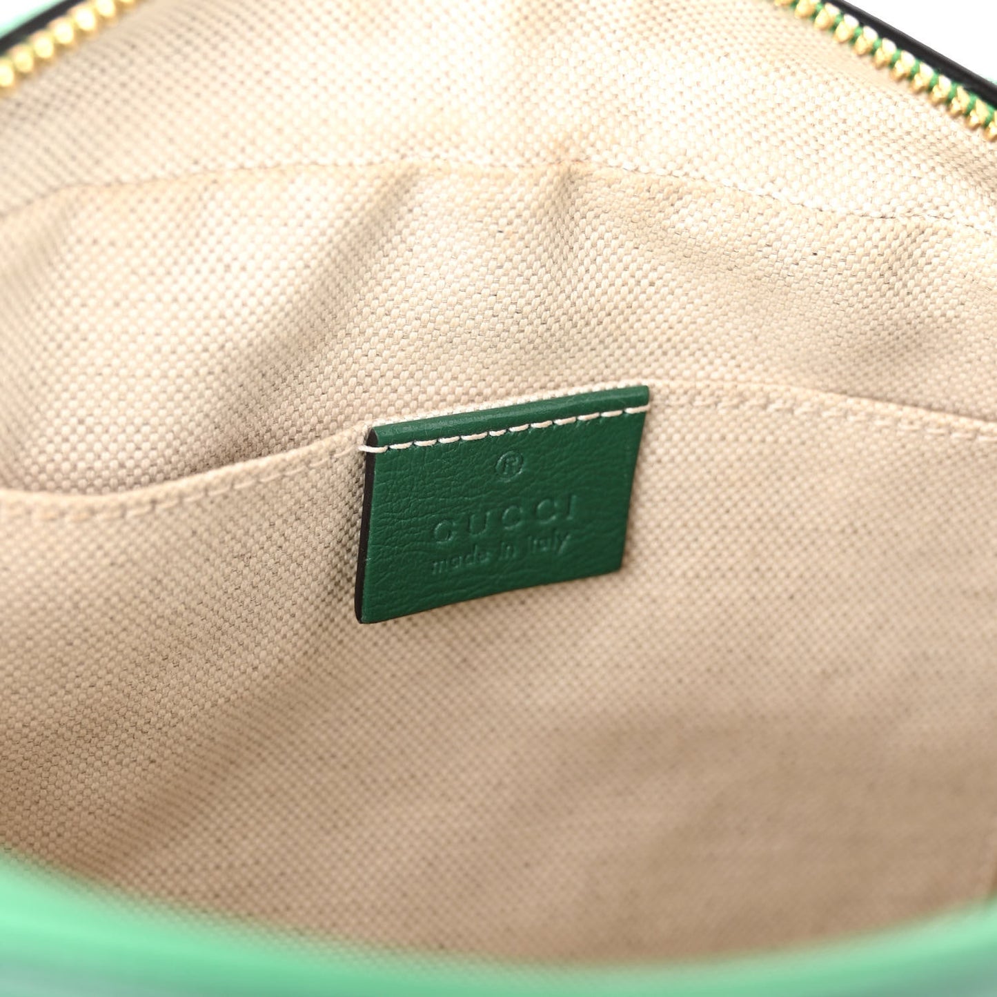Azalea Calfskin Enamel Matelasse Diagonal Small Torchon GG Marmont Chain Shoulder Bag New Shamarock Emerald