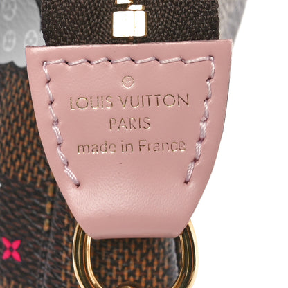 Louis Vuitton Damier Ebene 2020 Christmas Animation Big Wheel Mini Pochette Accessories Rose Ballerine 8 of 10