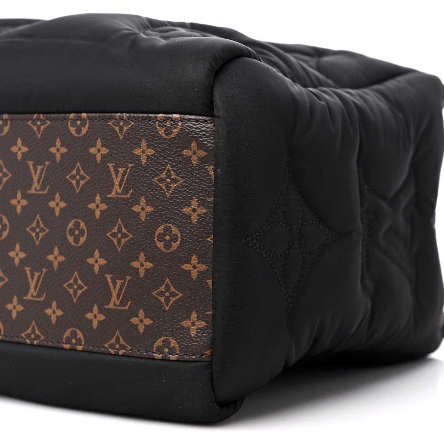 Econyl Monogram Pillow Giant Onthego MM Black