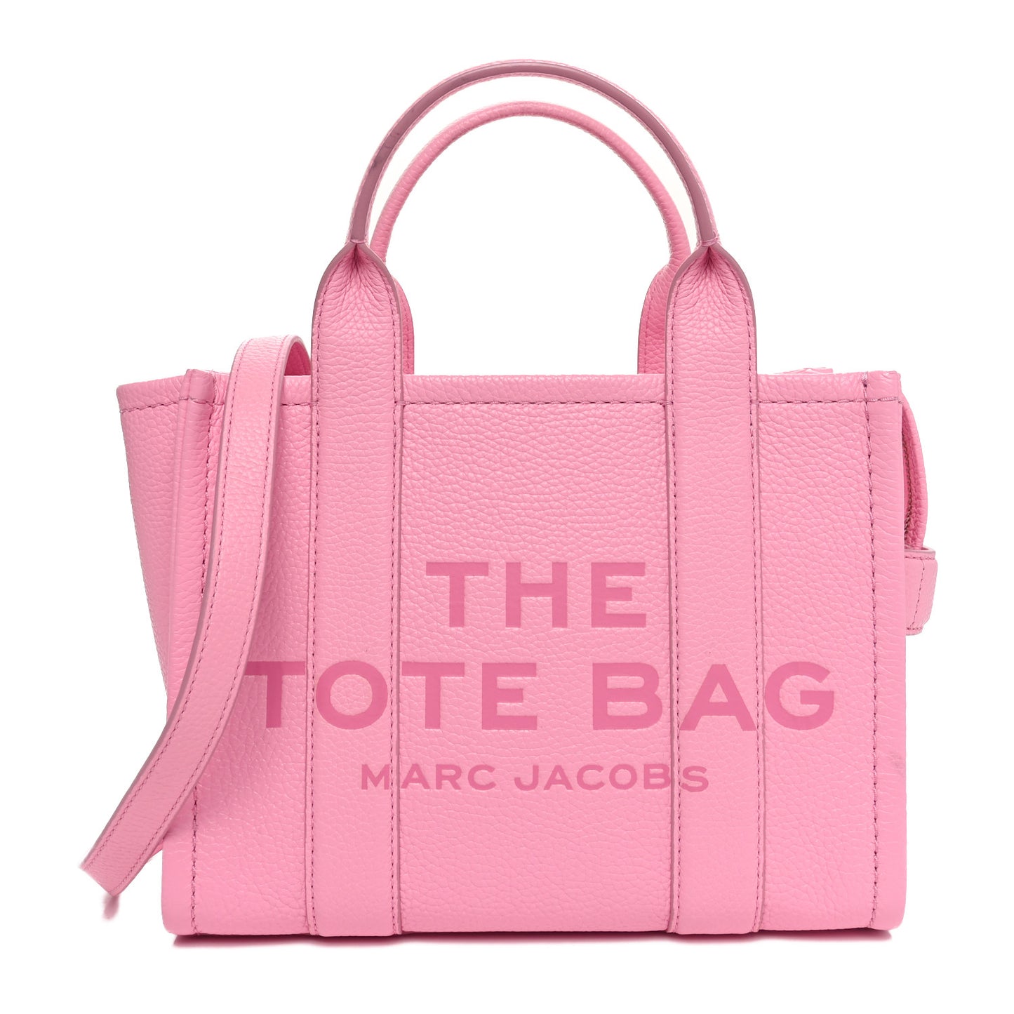 Grained Calfskin Small The Tote Bag Candy Pink