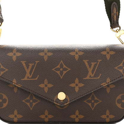 Louis Vuitton Monogram Felicie Strap & Go Kaki 13 of 21
