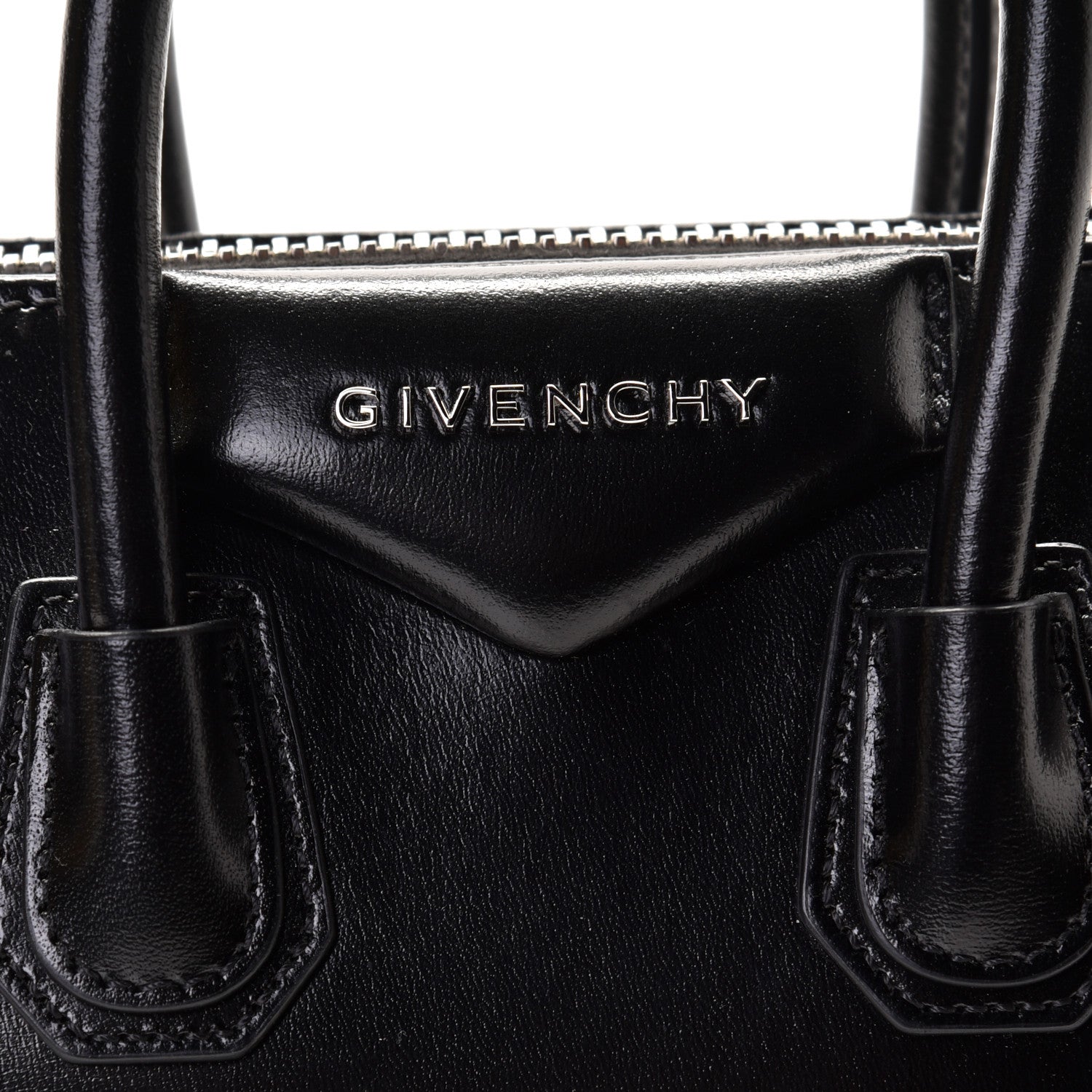 Givenchy Shiny Lord Calfskin Mini Antigona Black 8 of 8