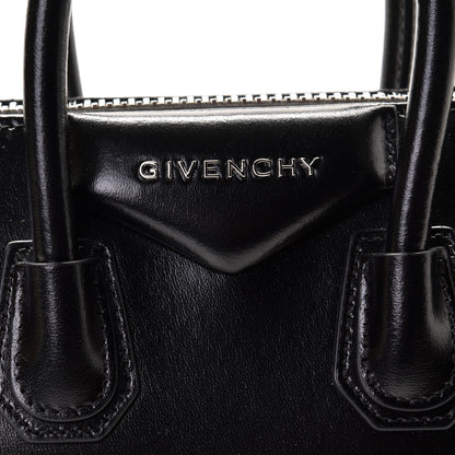 Givenchy Shiny Lord Calfskin Mini Antigona Black 8 of 8