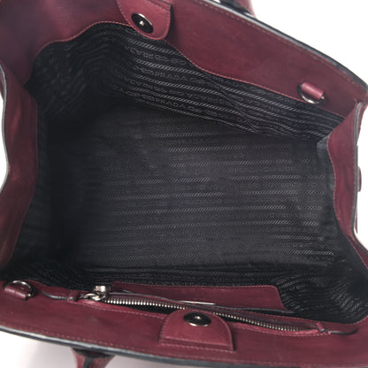 Prada Glace Calfskin Sound Tote Bag Ametista 5 of 15