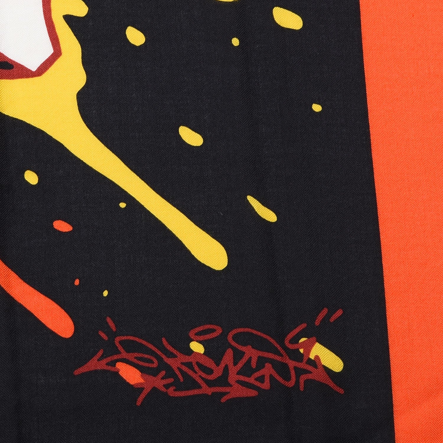 Hermes Silk Cashmere Graff Graffiti Shawl 140 3 of 8