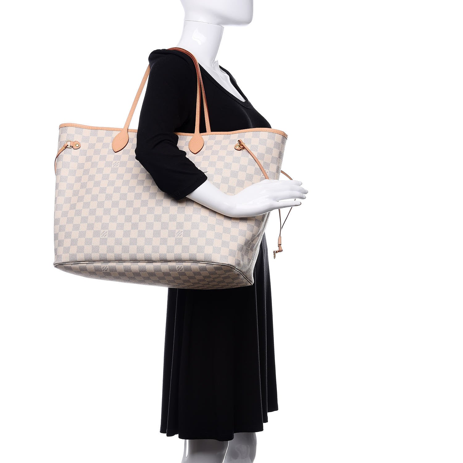 Louis Vuitton Damier Azur Neo Neverfull GM Rose Ballerine 2 of 12