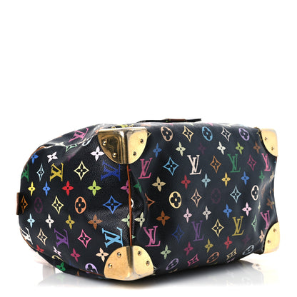 Louis Vuitton Monogram Multicolor Speedy 30 Black 4 of 13