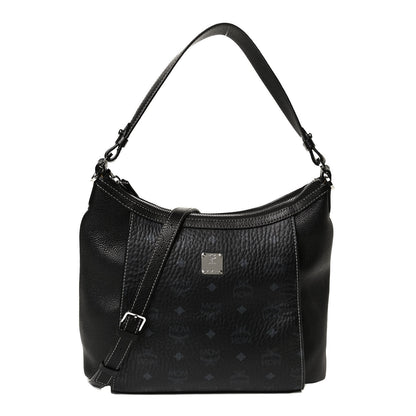 MCM Visetos Medium Luisa Hobo Black 1 of 12