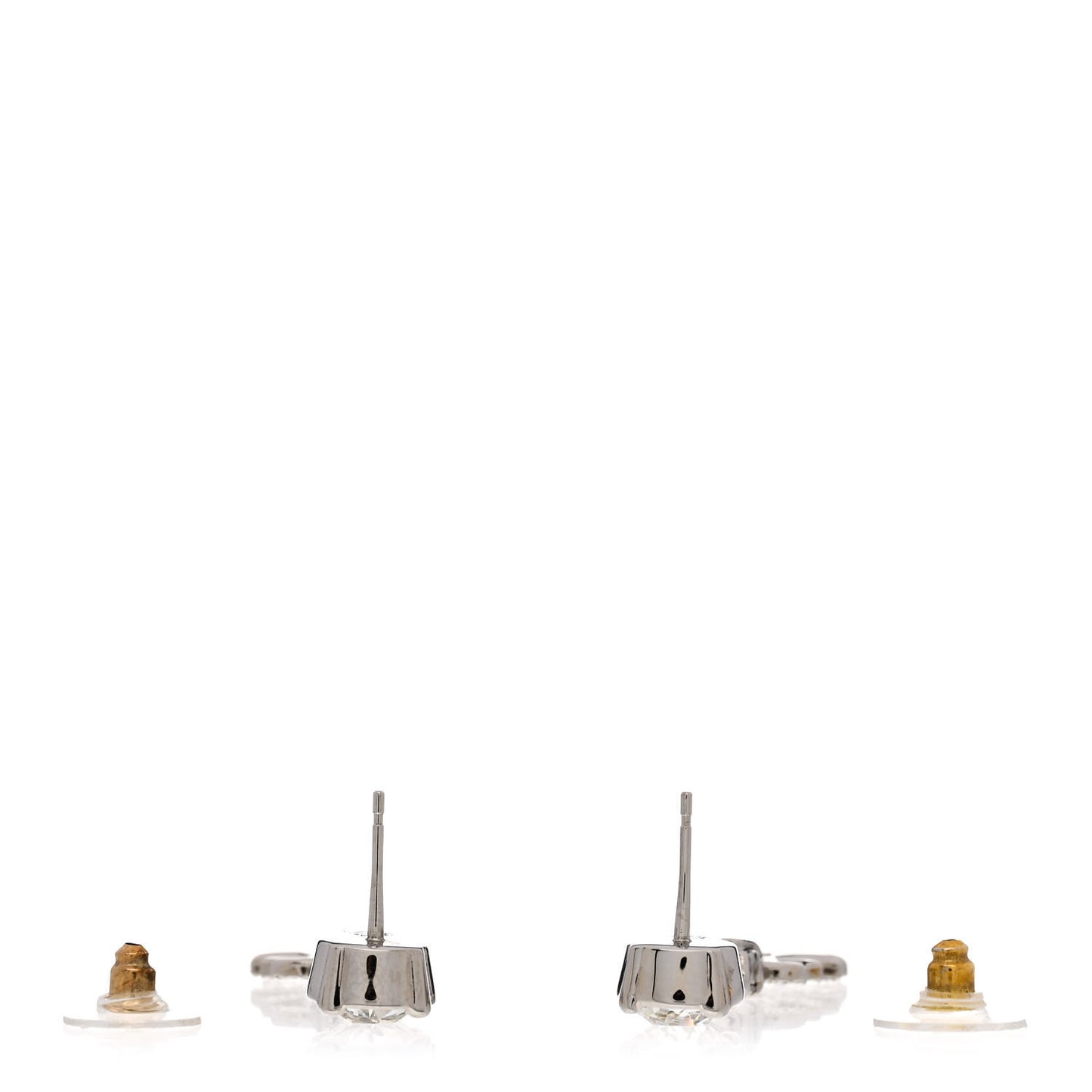 Crystal Starfall Drop CC Earrings Silver