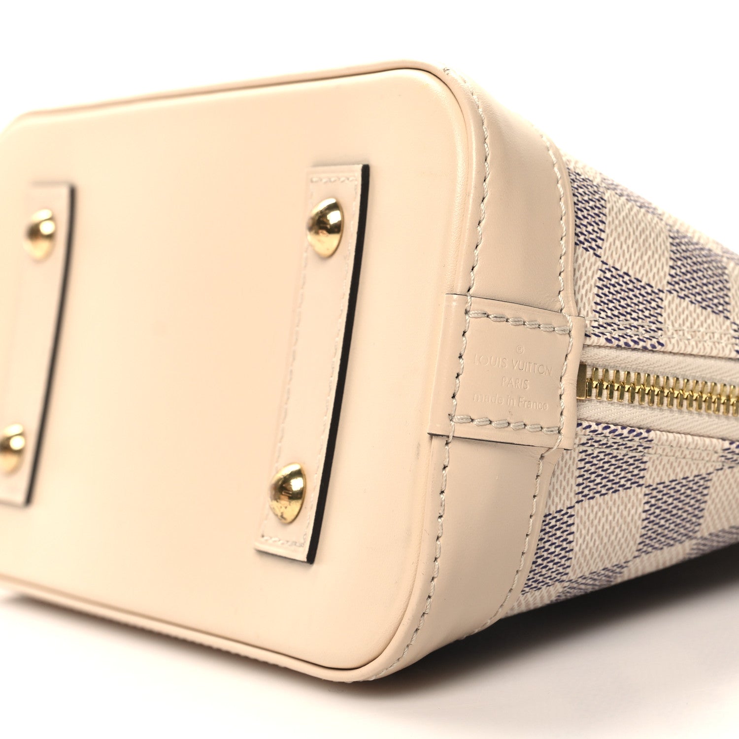 Louis Vuitton Damier Azur Braided Alma BB 9 of 12