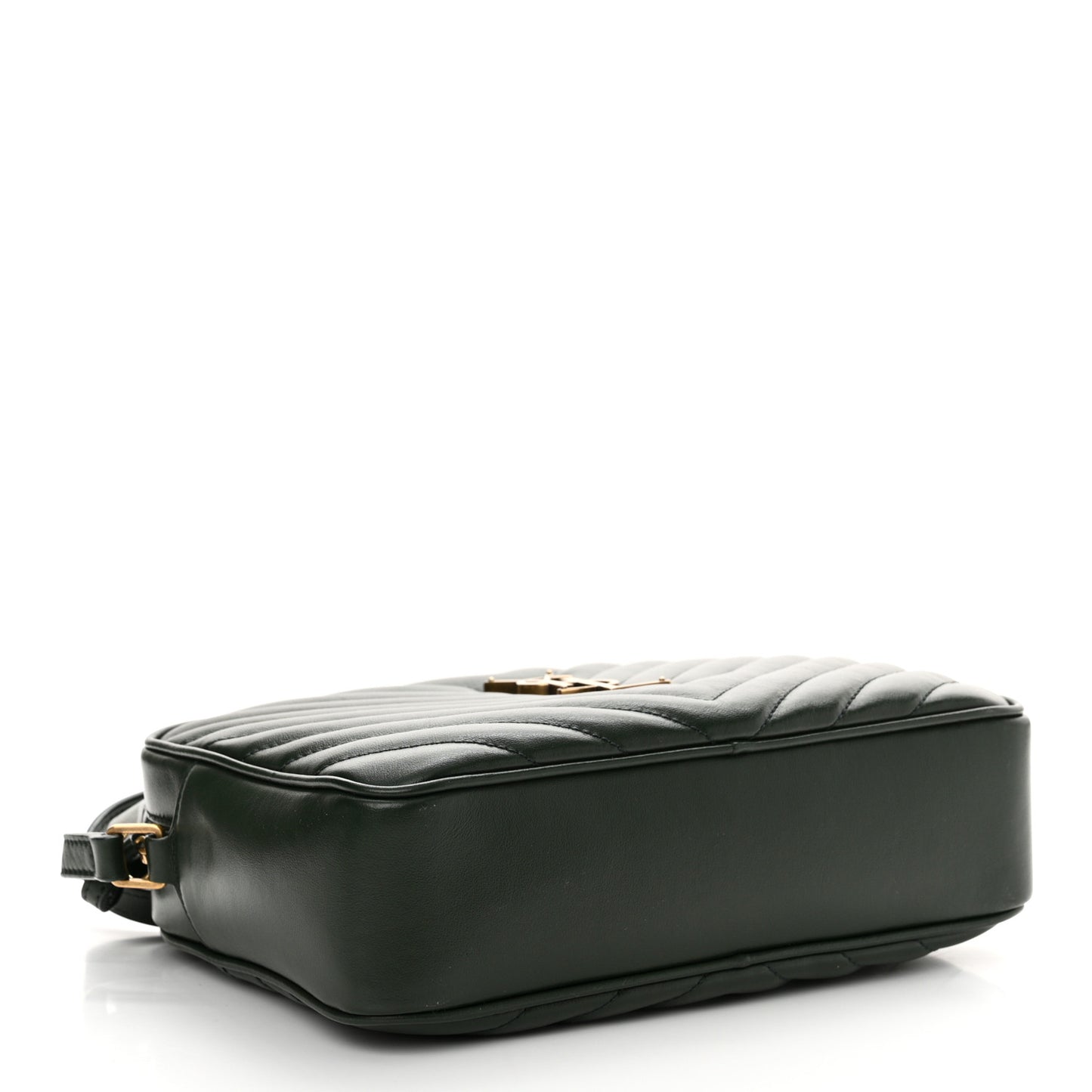 Calfskin Matelasse Monogram Lou Camera Bag Vert Fonce