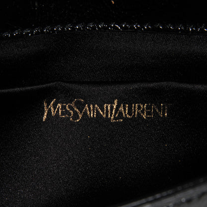 Saint Laurent Patent Small Belle De Jour Clutch Black 6 of 14