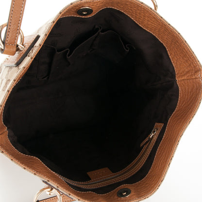 Gucci GG Monogram Medium Charm Tote Light Brown 5 of 7