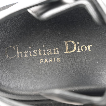 Christian Dior Lambskin Dioract 10mm Sandals 36.5 Black 7 of 12