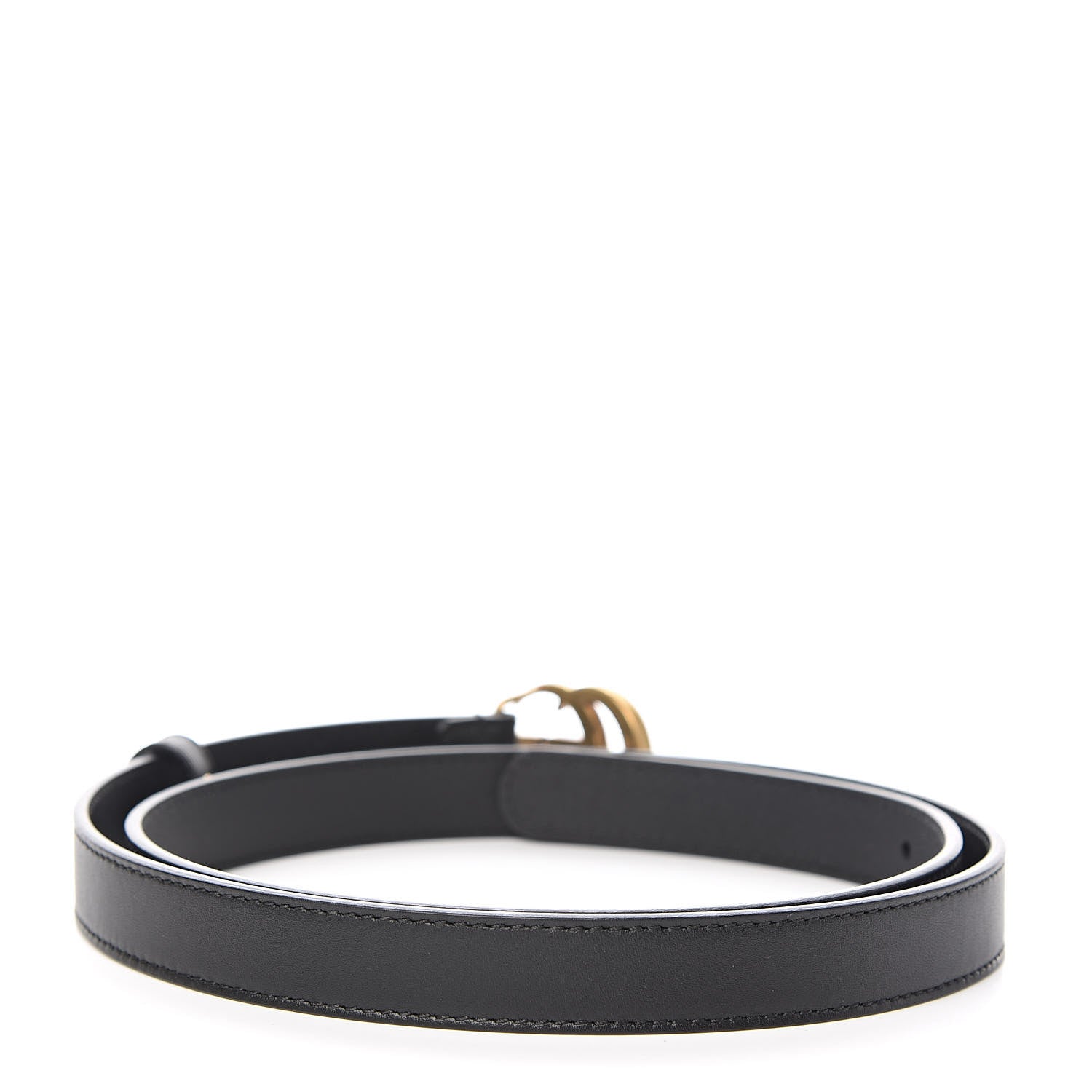 Gucci Calfskin Double G 20mm Belt 90 36 Black 2 of 5