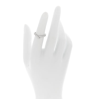 Harry Winston Platinum Diamond Ribbon Wedding Band Ring 47 4.25 2 of 4
