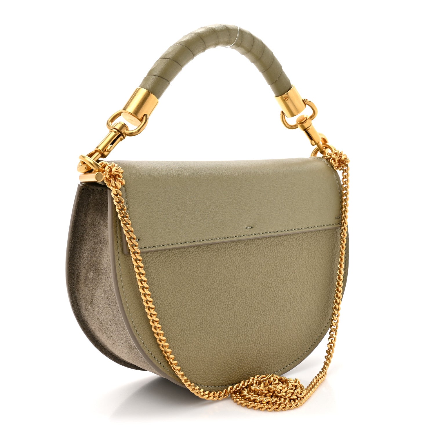 Chloe Calfskin Marcie Chain Flap Bag Pottery Green 1856812