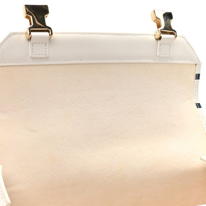 Christian Dior Smooth Calfskin Diorcamp Bag White Blue 15 of 19