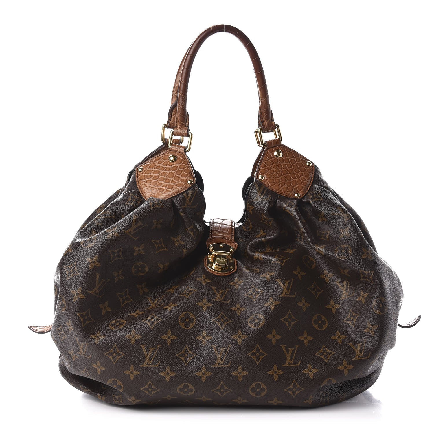 Louis Vuitton Monogram Alligator Trim Mahina XL 1 of 10
