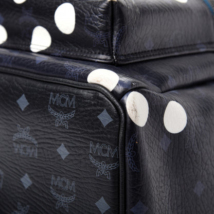 MCM Wrinkled Visetos Small Craig & Karl Beyond Snowdome Backpack Black 8 of 8