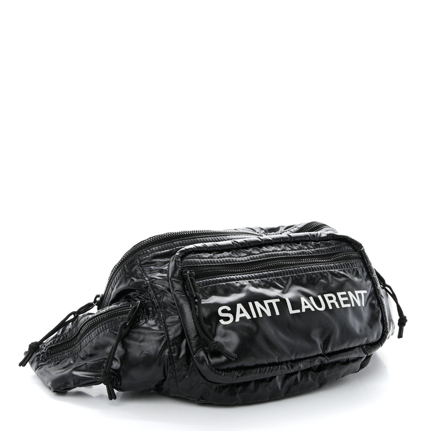 Saint Laurent Nylon Logo Nuxx Body Belt Bag Black 4 of 10